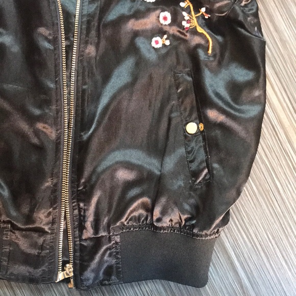Bomber Jacket w/ Birds - Picture 3 of 3